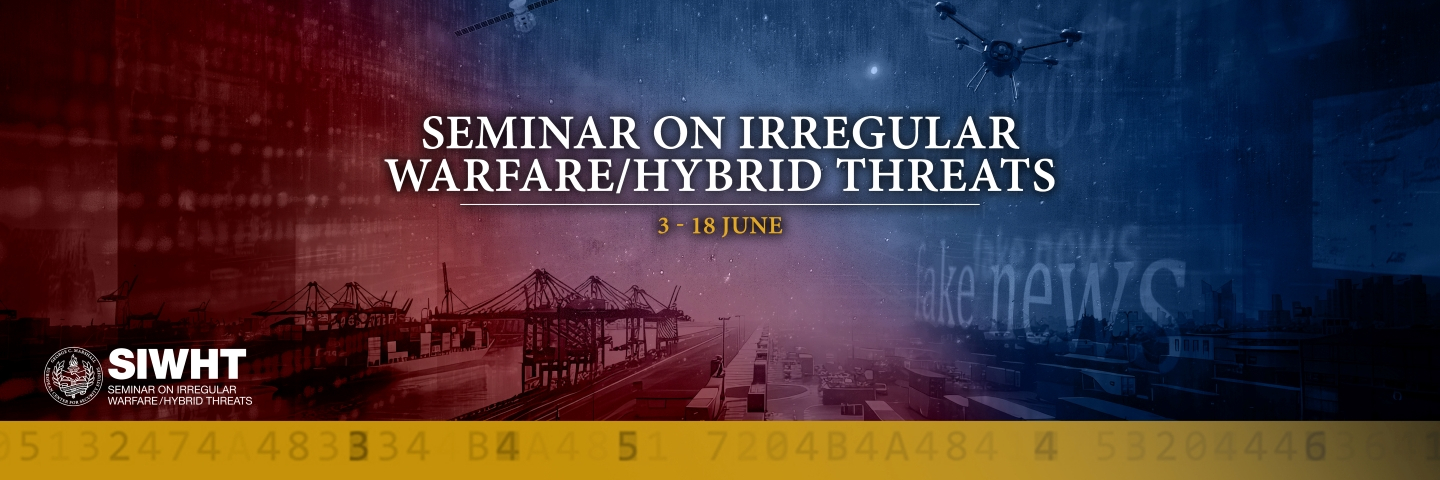 Seminar on Irregular Warfare/Hybrid Threats 25 Event Graphic