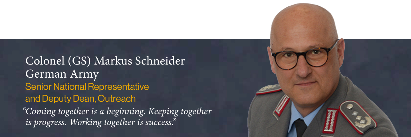 German Army Col. (GS) Markus Schneider Bio Cover