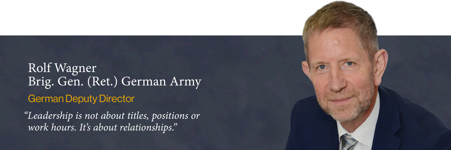 Brig. Gen. (Ret.) Rolf Wagner Bio Cover Image