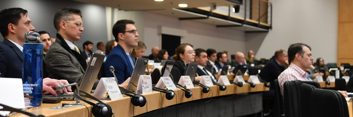 course participants in plenary