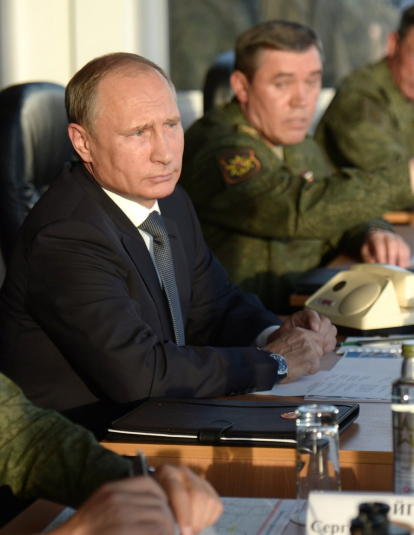 Photo of Vladimir Putin at Donguzskij