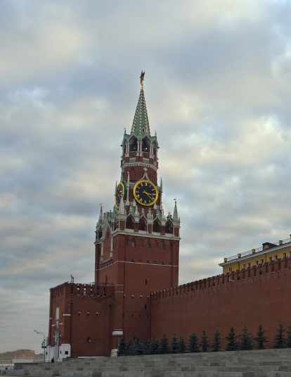 Russia, Moscow, View of Red Square.