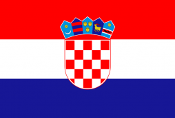 A graphic of the flag of Croatia.
