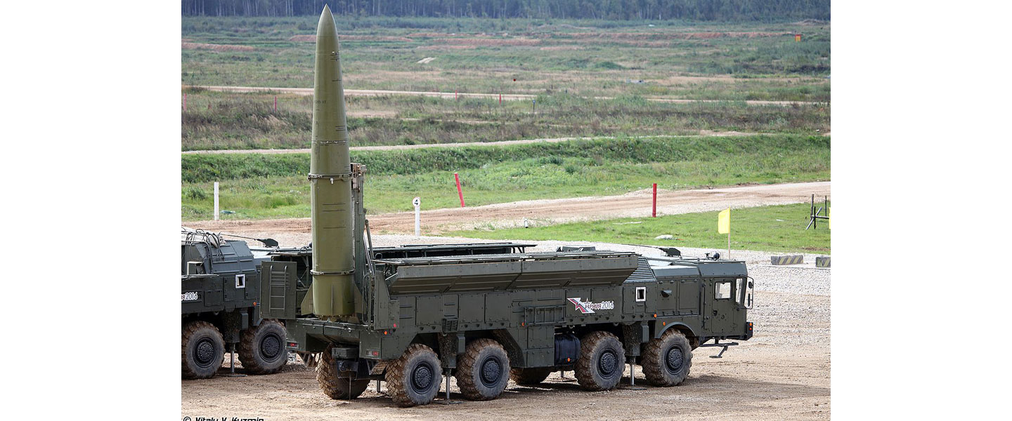 Iskander missile of the Russian Army, 2016 