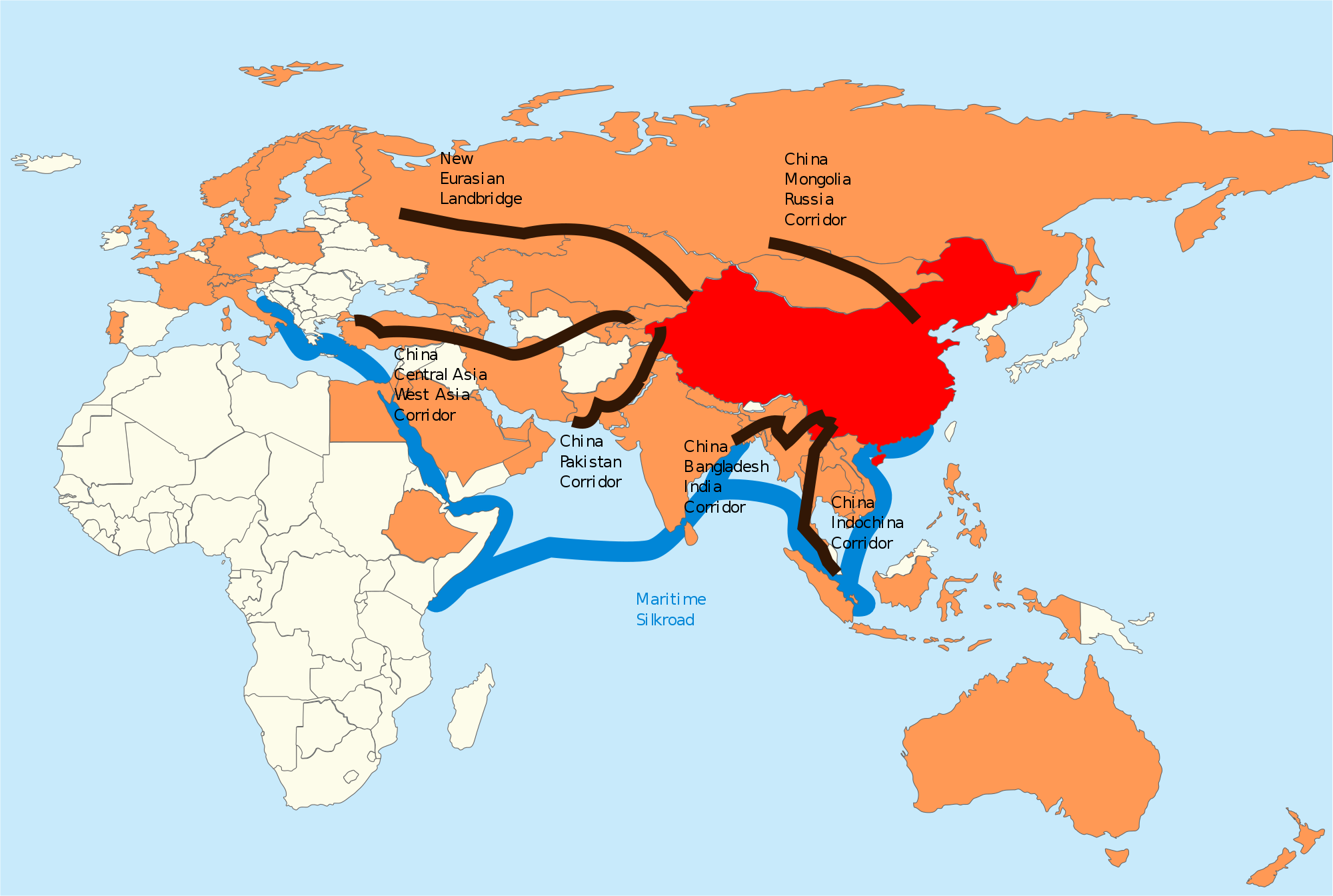Belt and Road Map