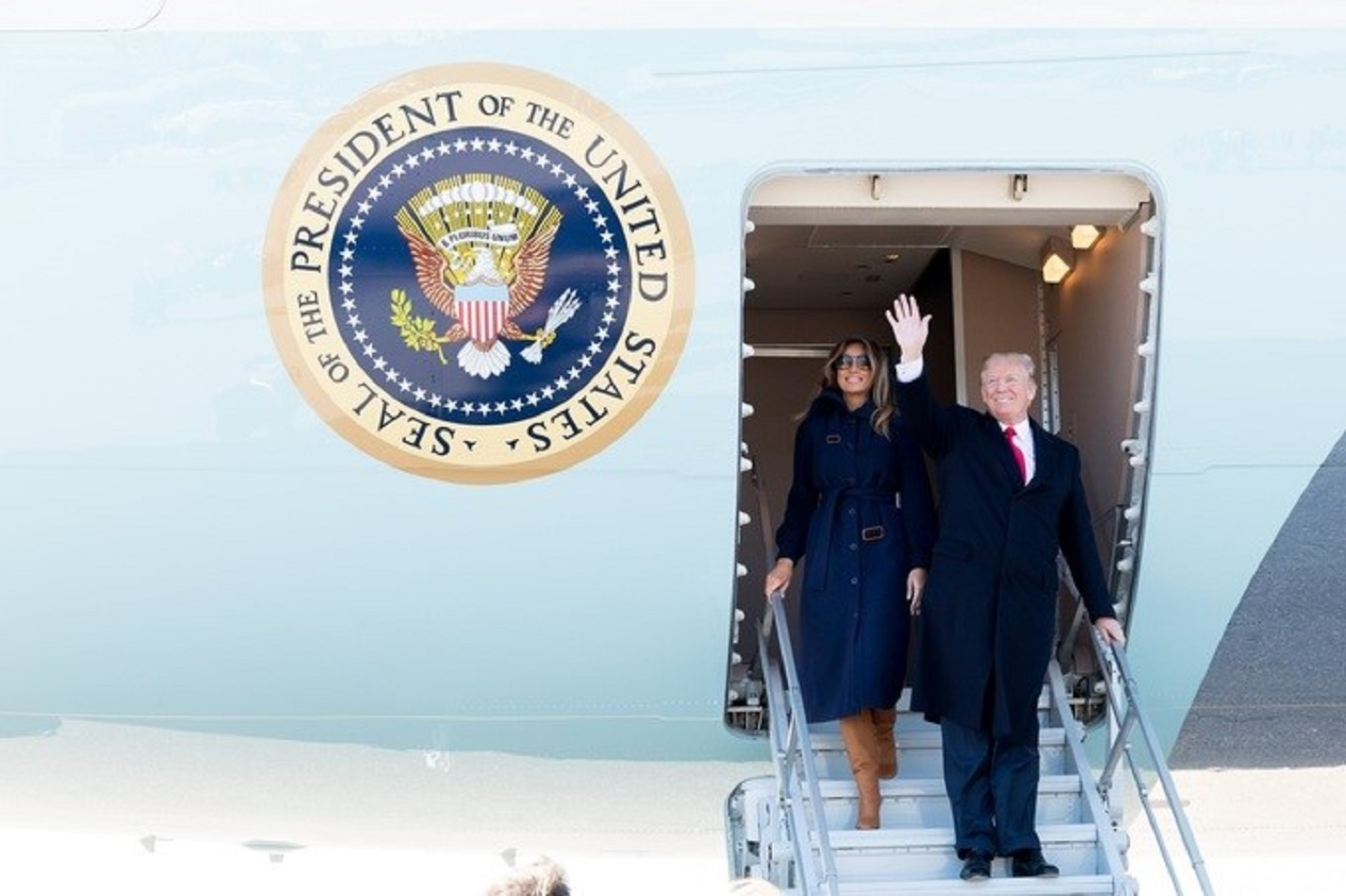 President Donald J. Trump and First Lady Melania Trump.