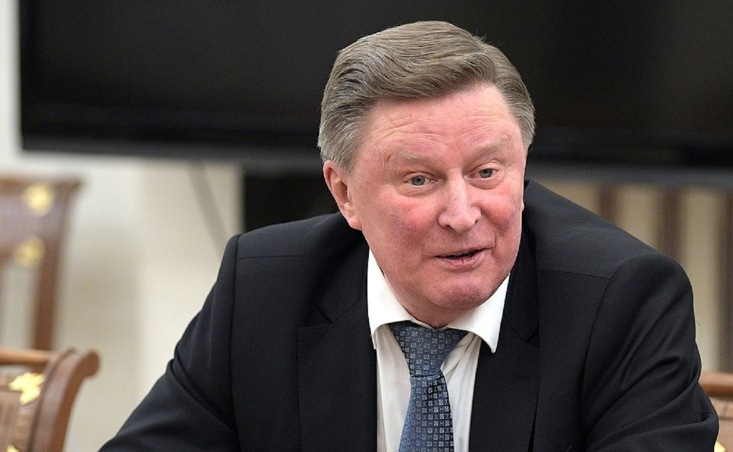 Meeting with permanent members of the Security Council. Special Presidential Representative for Environmental Protection, Ecology and Transport Sergei Ivanov, October 26, 2019.
