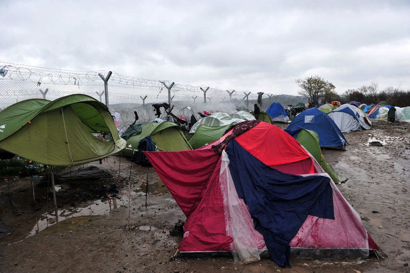 Refugee camp, Idomeni