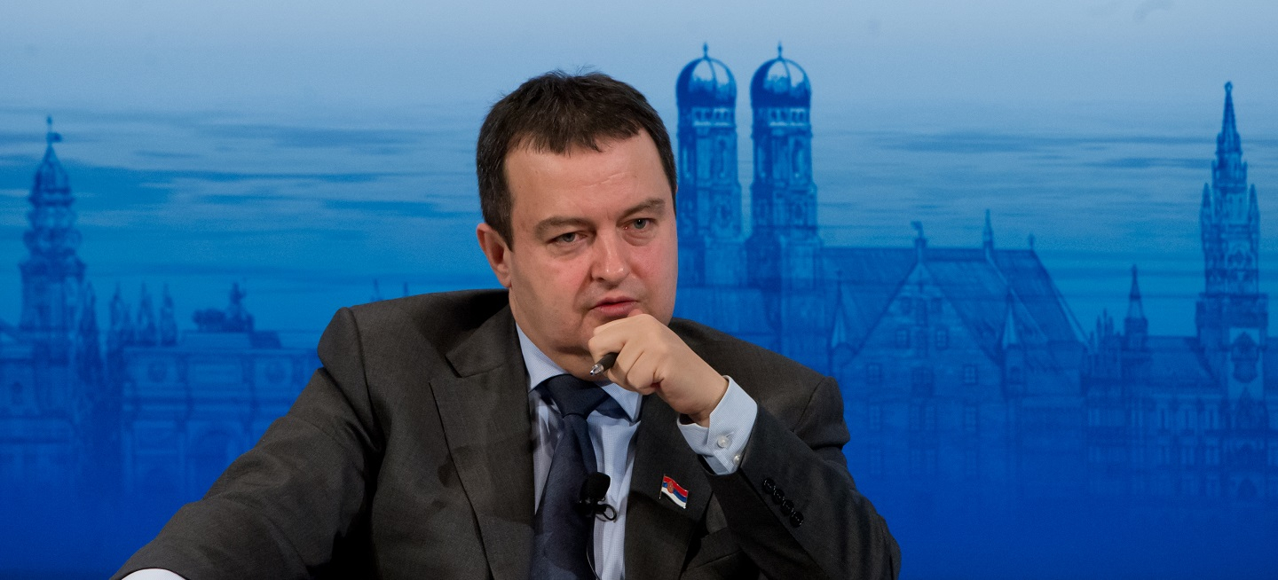 A photograph of Serbian Prime Minister Ivica Dacic.