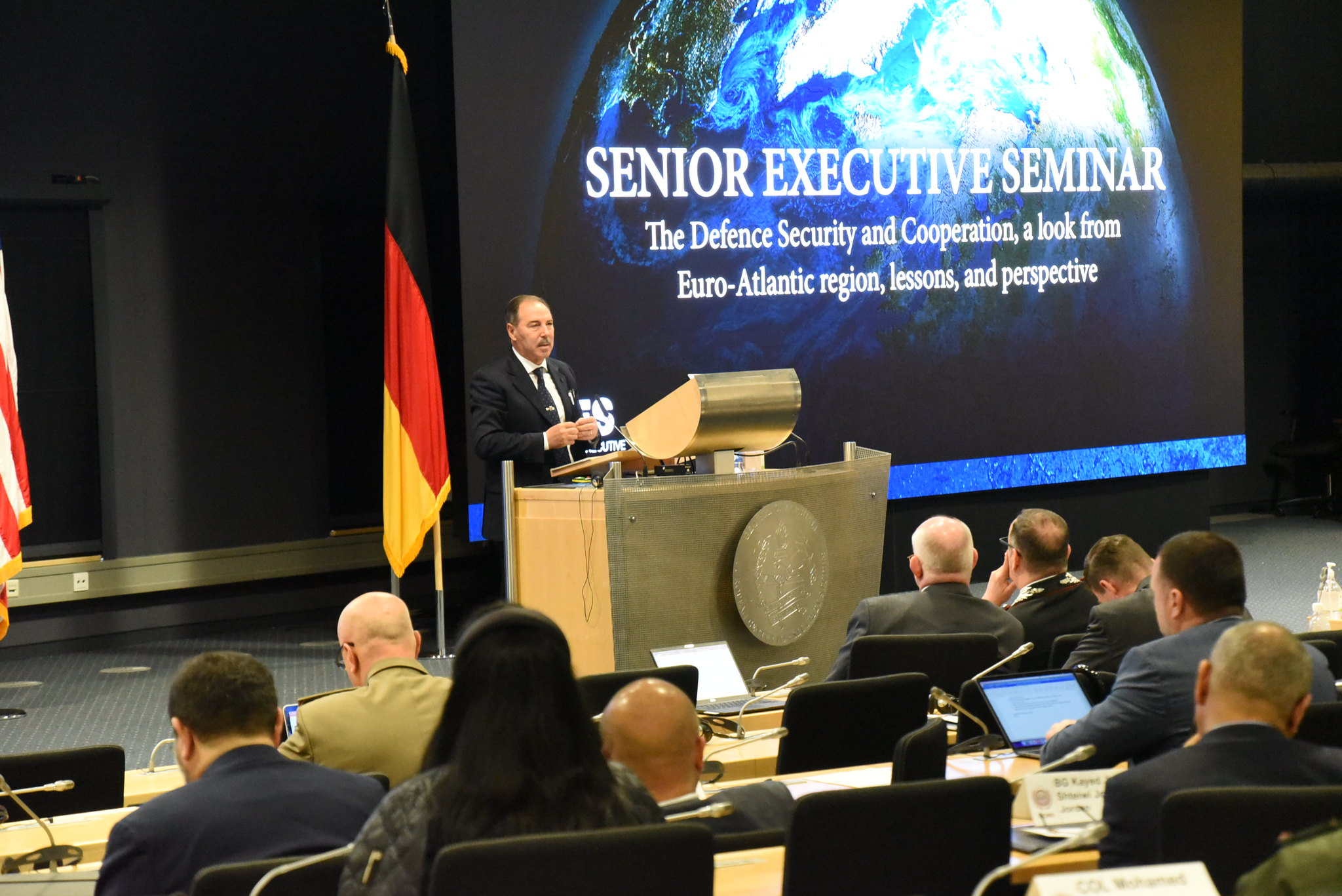 Retired Gen. Salvatore Farina Speaks at SES