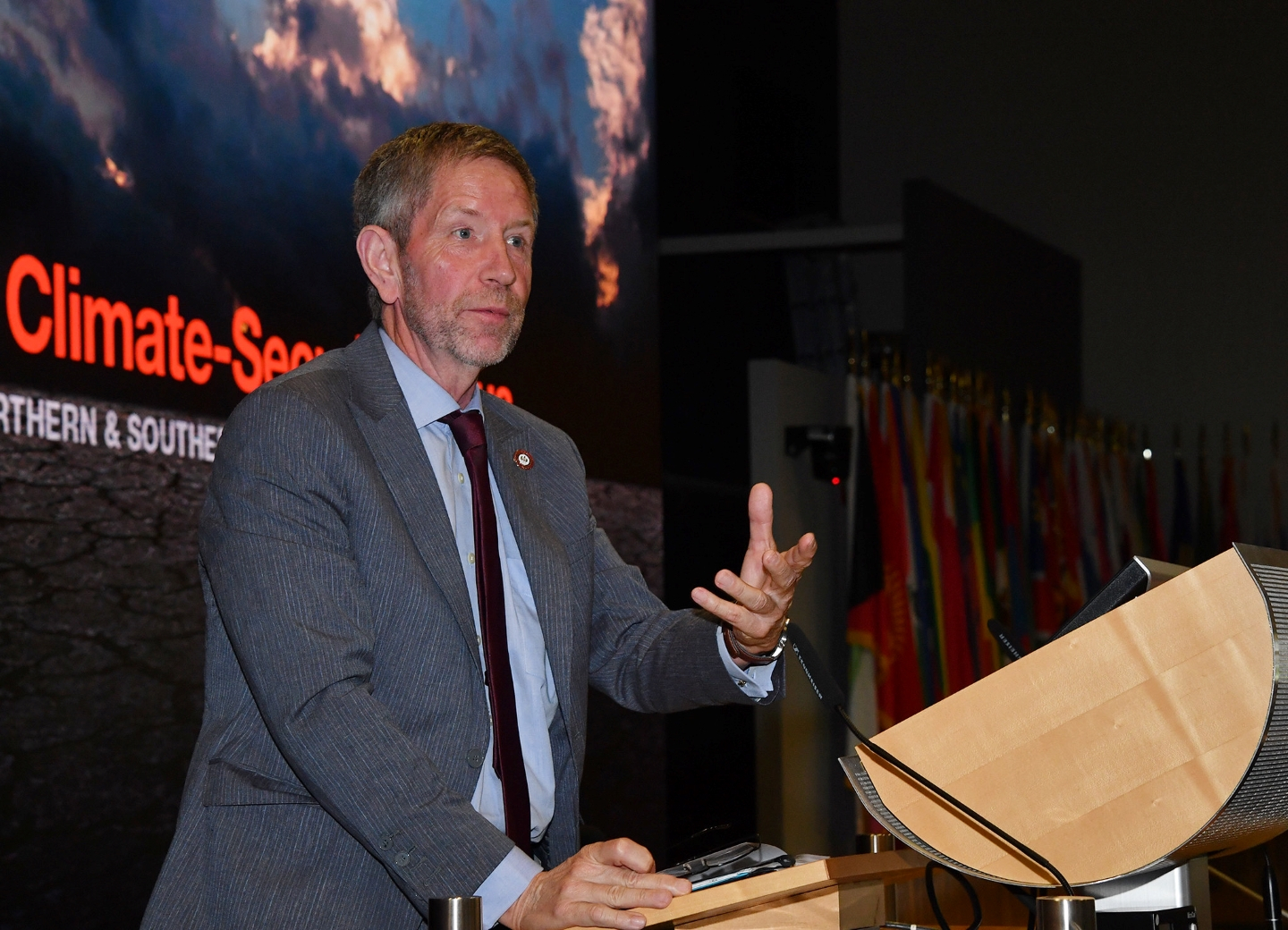 Dept. Director Wagner speaks at Climate Sec Nexus