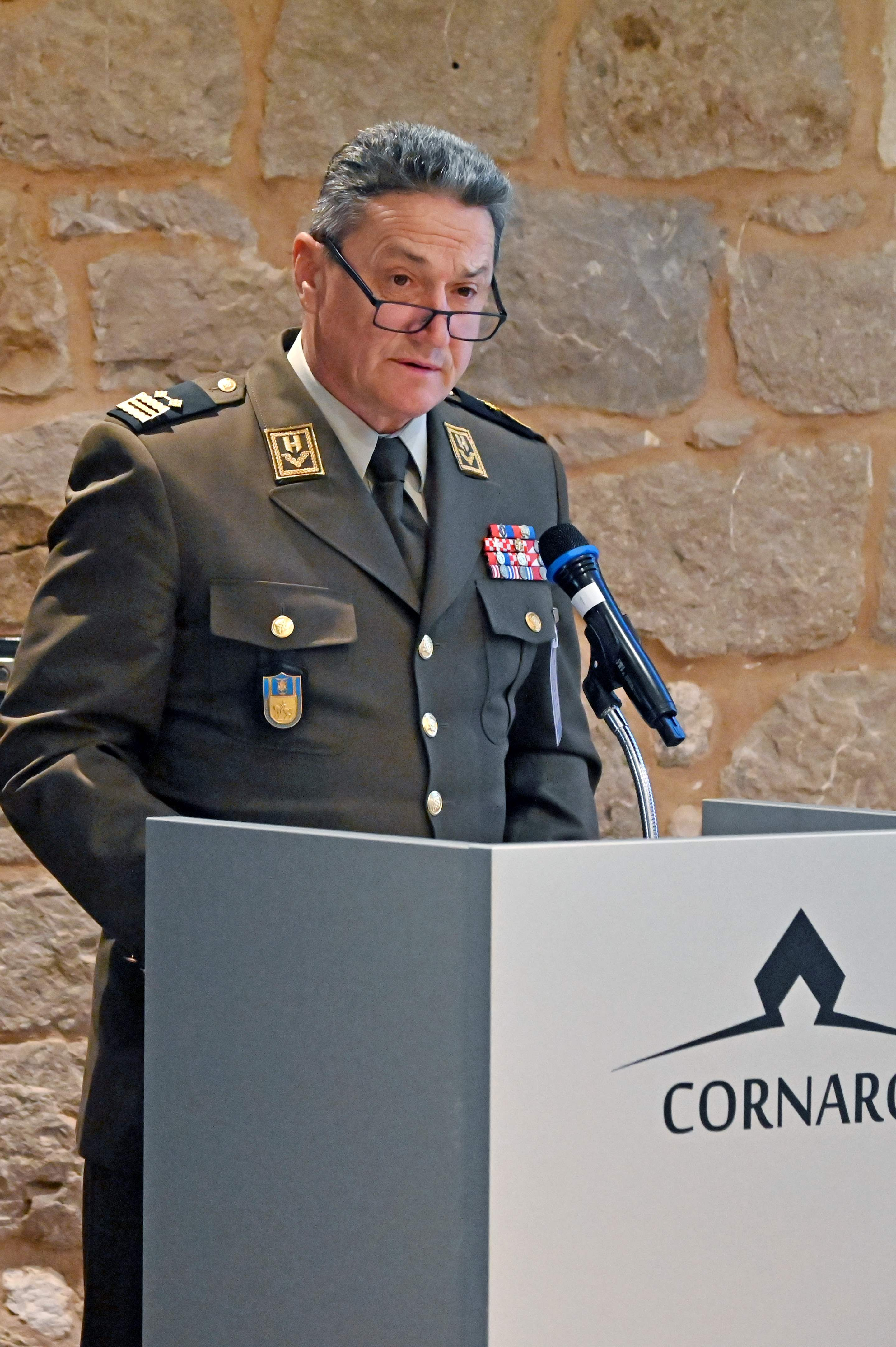 Maj. Gen. Slaven Zdilar Speaks At Croatia NCO Sec Coop 