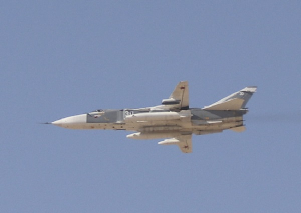 Aircraft Su-24MR, unmanned aerial vehicles and an electronic warfare maneuver group conducted reconnaissance at the “Unbreakable Brotherhood-2019”, October 24, 2019.