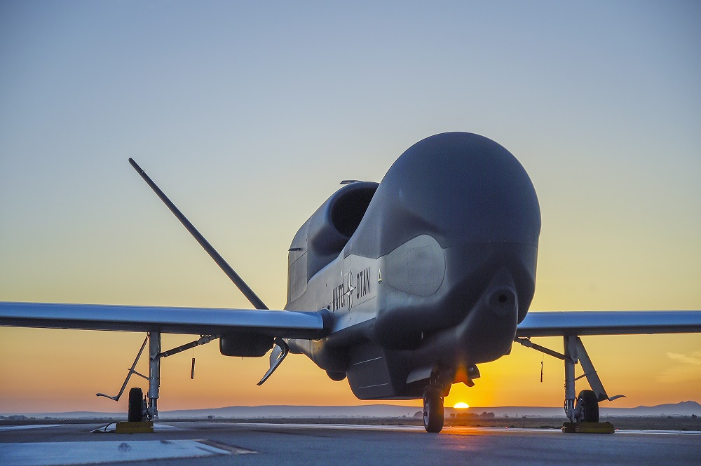 First NATO Alliance Ground Surveillance System aircraft.