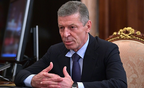 Vladimir Putin had a working meeting with Deputy Prime Minister Dmitry Kozak, The Kremlin, Moscow, October 22, 2018.