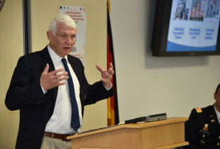 CISS Dean encourages Romanian researchers to get the most from Marshall Center visit 