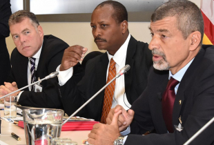 European, American policemen discuss law enforcement strengths, weaknesses at Marshall Center Senior Executive Seminar 