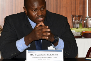 Marshall Center African Students Meet with AFRICOM Program Designers 