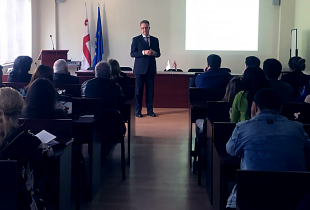 Marshall Center Professor Lectures at Three Universities in Georgia 