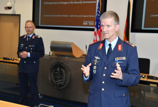 Marshall Center and SRS Program Leaves German Chief of Staff of the Joint Support Service Impressed 