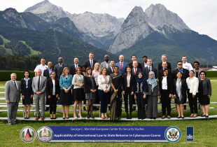 Marshall Center conducts Cyberspace Course focused on International Law in partnership with the U.S. Department of State, the Netherlands’ Ministry of Foreign Affairs 