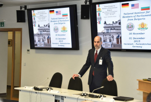 Marshall Center hosts seminar for Bulgarian Parliamentarians 