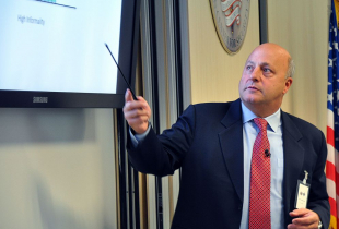 Marshall Center professor talks about the "Color of Corruption" 