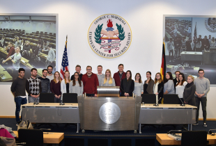 Neu-Ulm University Students Visit the Marshall Center 