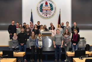 Neu-Ulm University Students Visit the Marshall Center 