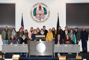 Neu-Ulm University of Applied Sciences Students Visit the Marshall Center 