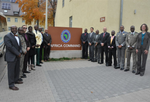 PASS 15-10 African Officers Learn About U.S. Africa Command During Visit 