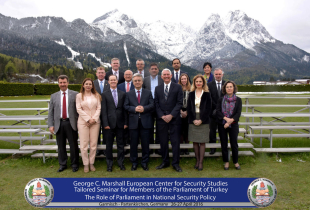 Parliamentarians form Turkey examine Role of Parliament in National Security at George C. Marshall Center 