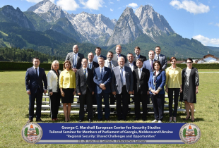 Parliamentarians from Georgia, Moldova and Ukraine Meet at Marshall Center To Build Trust and Regional Cooperation 
