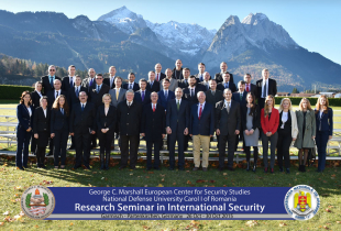 Romanian researchers delve into security studies at the Marshall Center 