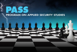 Graphic of PASS, chessboard and pieces