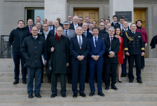 A group photo of the Loisach Group in Washington D.C. on November 13, 2018.