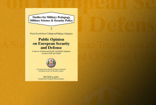 book cover of Public Opinion on European Security and Defense: A Survey of European Trends and Public Attitudes Toward CFSP and ESDP (Studies for Military Pedagogy, Military Science & Security Policy)