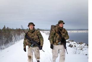 Soldiers Patroling in Finland