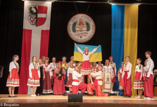 Ukraine Dancers perform for commemorative event in Garmisch