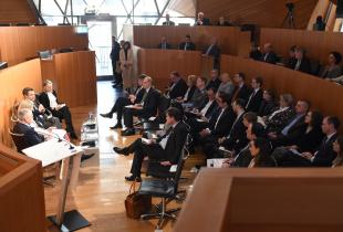  75 Anniversary M P Panel Discussion Michta Audience 