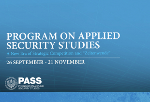 Program on Applied Security Studies (PASS) 23 Event Graphic