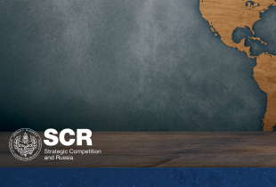 SCR course graphic includes world map and chess piece.