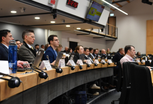 course participants in plenary