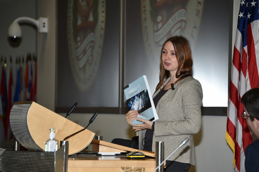 A photograph of a lecture during the PCSS course.