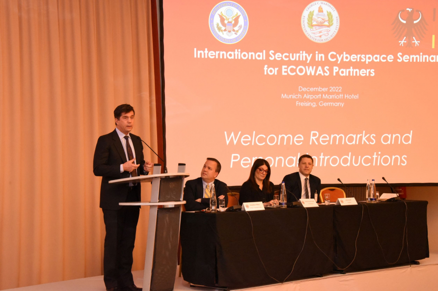 Nelson  Presents ECOWAS Cyber Event 22