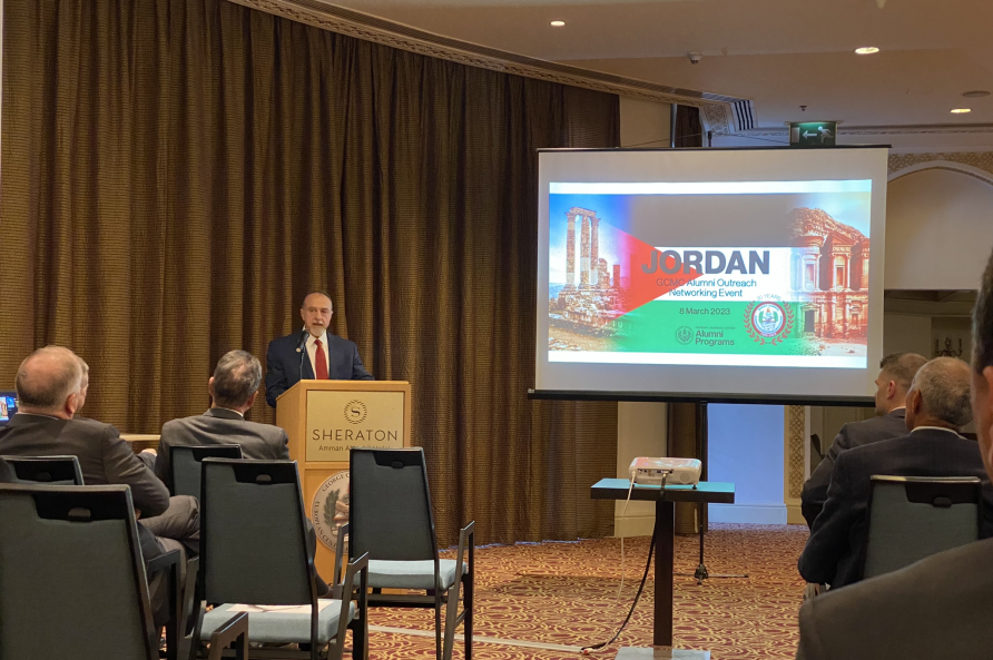 Ambassador Henry Wooster at Jordan ONE Event