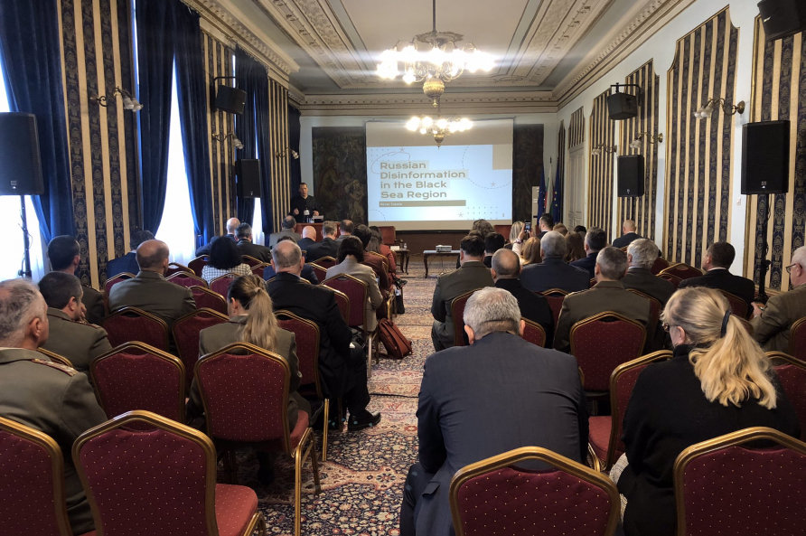 James Derleth speaks at Forum in Sofia, Bulgaria