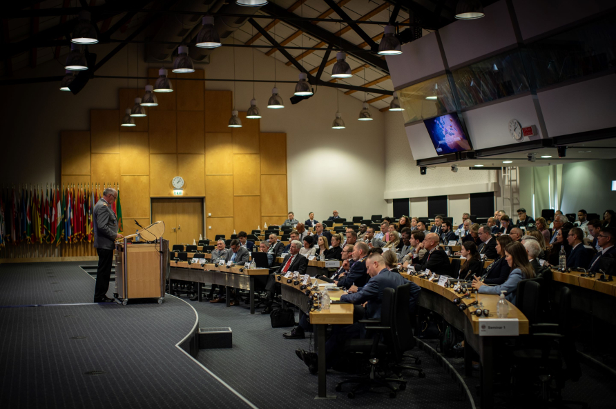 Photo of Lt. Gen. Wein Speaking to PRSS Participants