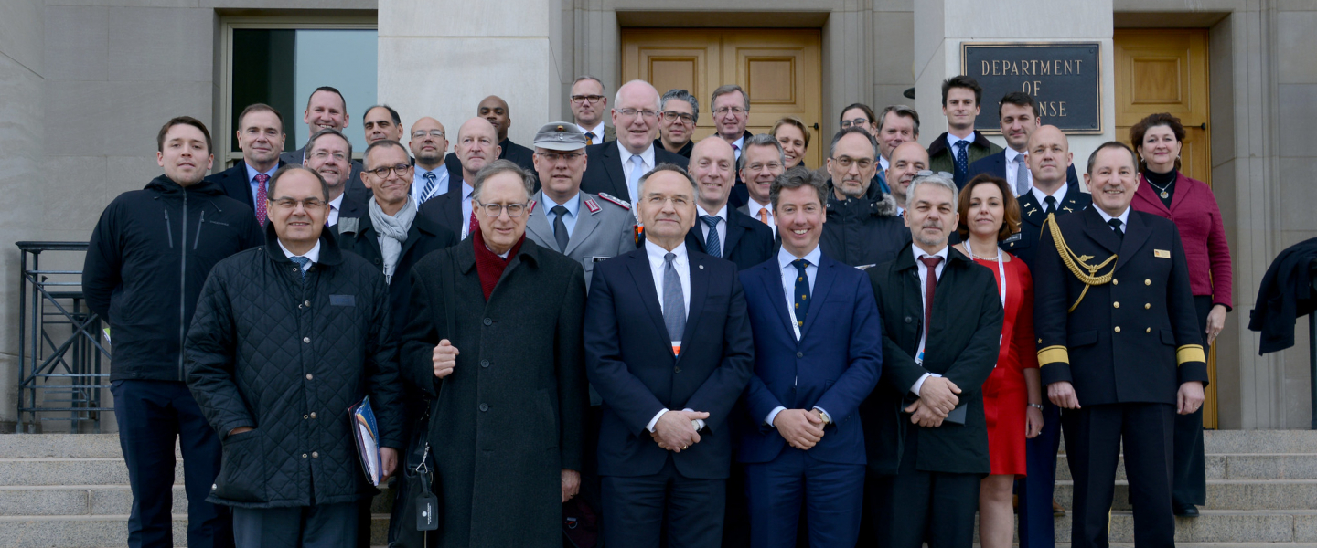 A group photo of the Loisach Group in Washington D.C. on November 13, 2018.