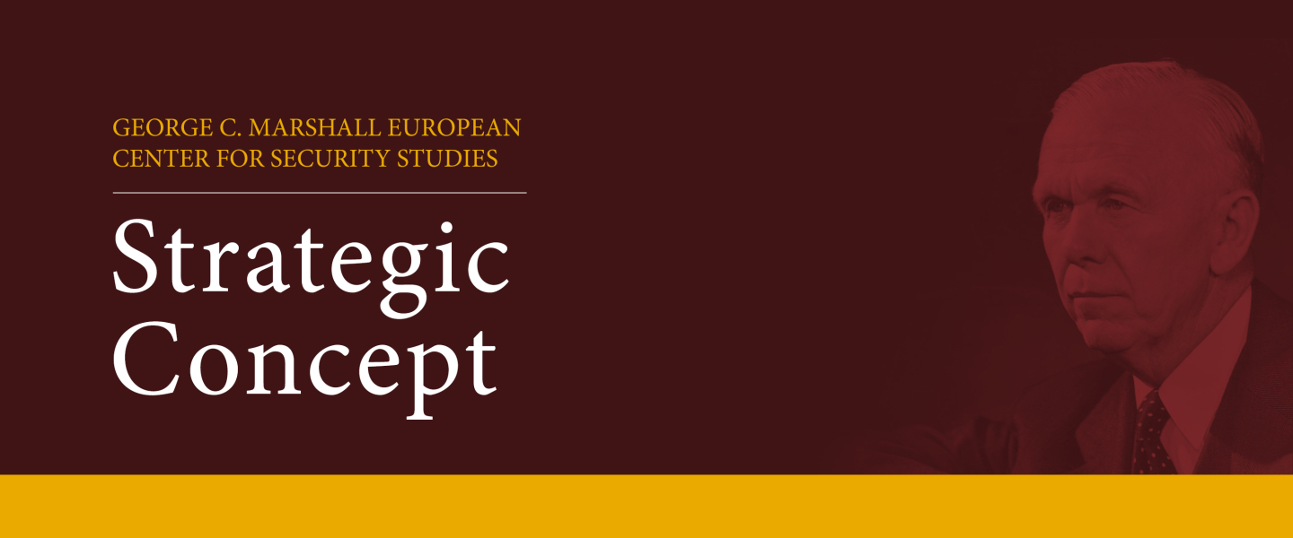 web graphic features organization text and george marshall profile